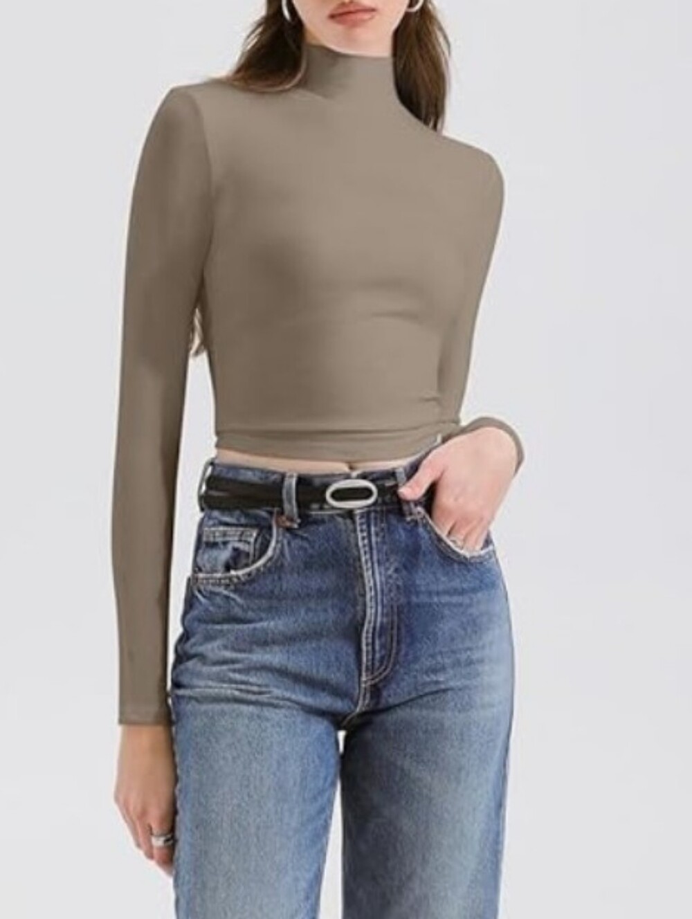 Mock Neck Top